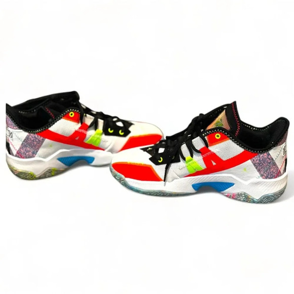 NIB-Jordan One Take II Men’s 10 Wht/ghost green/infrared 23/Blanc/Phantom - Picture 7 of 7